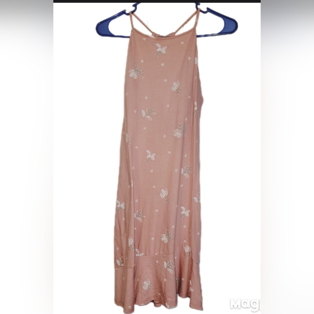 Patagonia Alpine Valley Built In Bra Dress Small Wattleseed Flora Pink A line